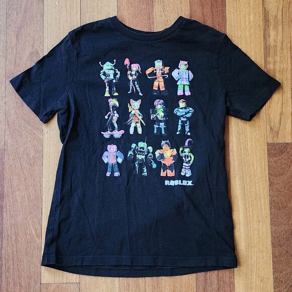 Old Navy Kids Black Roblox T-Shirt Size Medium/8 - Picture 3 of 8